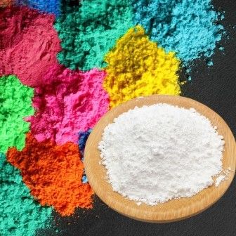 Keputihan tinggi Natural Barium Sulphate Kisaran Ukuran Partikel Yang Sangat Baik